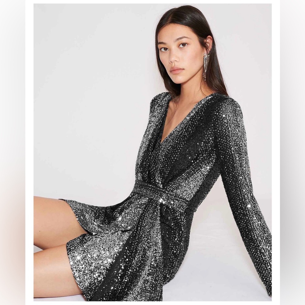 Maje Sequin Dress – Size 34 – Party / Evening Dress